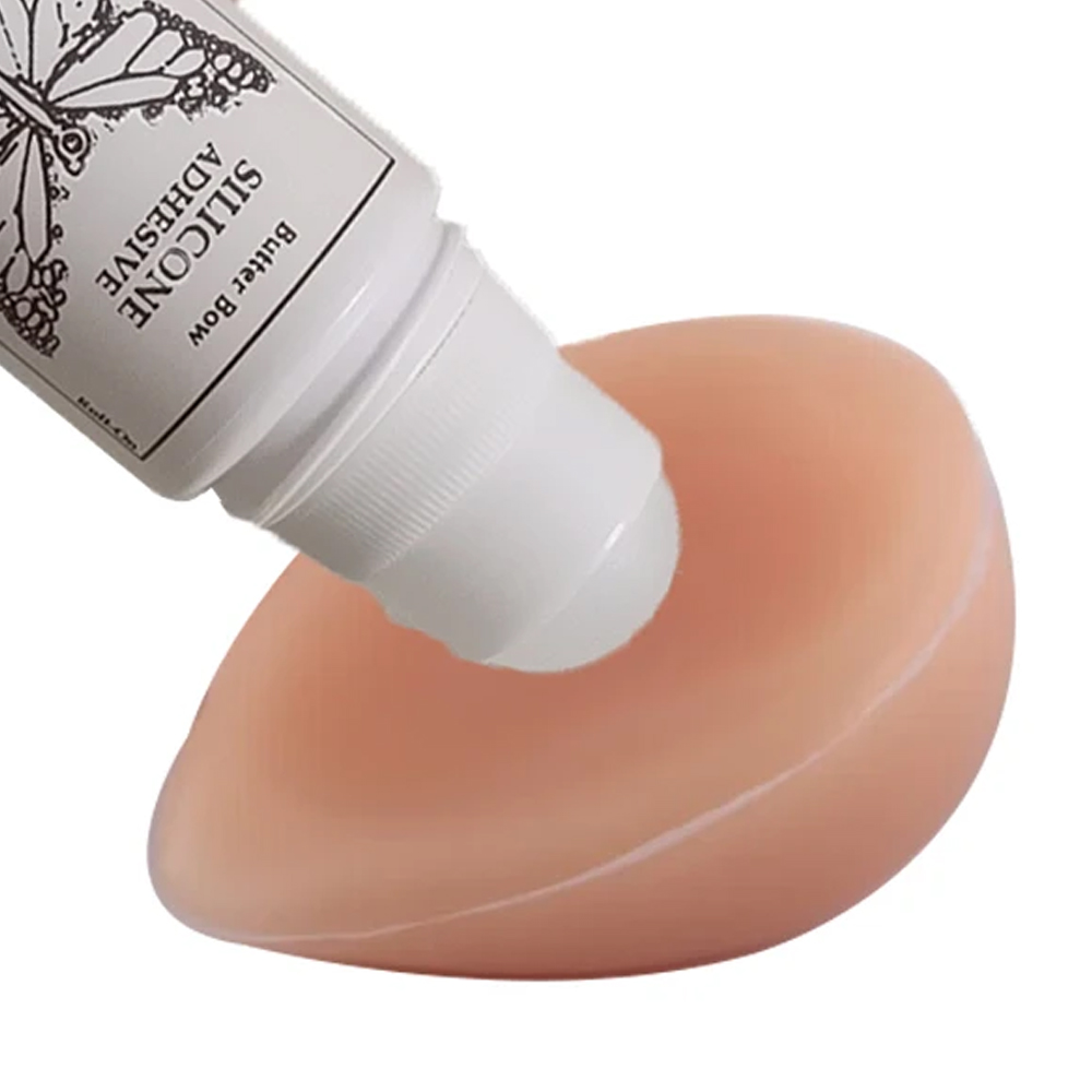 Strapless Bra Adhesive - สติกเกอร์แปะหน้าอกเนื้อซิลิโคนสารยึดเกาะแบบม้วนมีกาวจากซีดีซิลิโคนปลอมที่มองไม่เห็นกาวติดหน้าอกสำหรับผิวครอสเดรสน้ำแบบพิเศษ