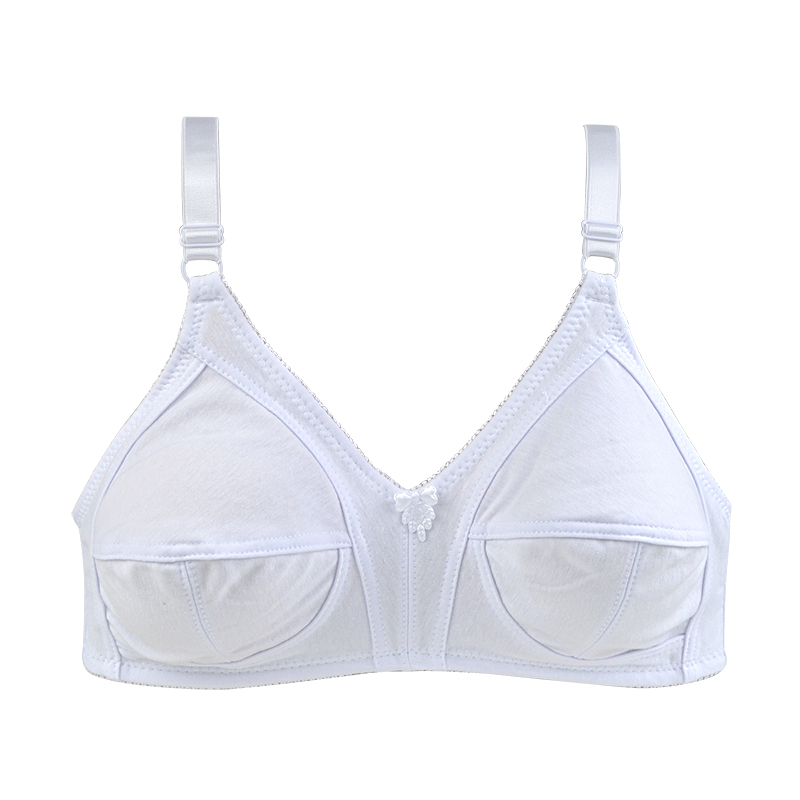 Cotton Bra Everyday - บราบางสำหรับผู้หญิง บราไร้โครง บราผ้าฝ้ายบาง บราสวมใส่สบาย ไซส์ใหญ่ 48C