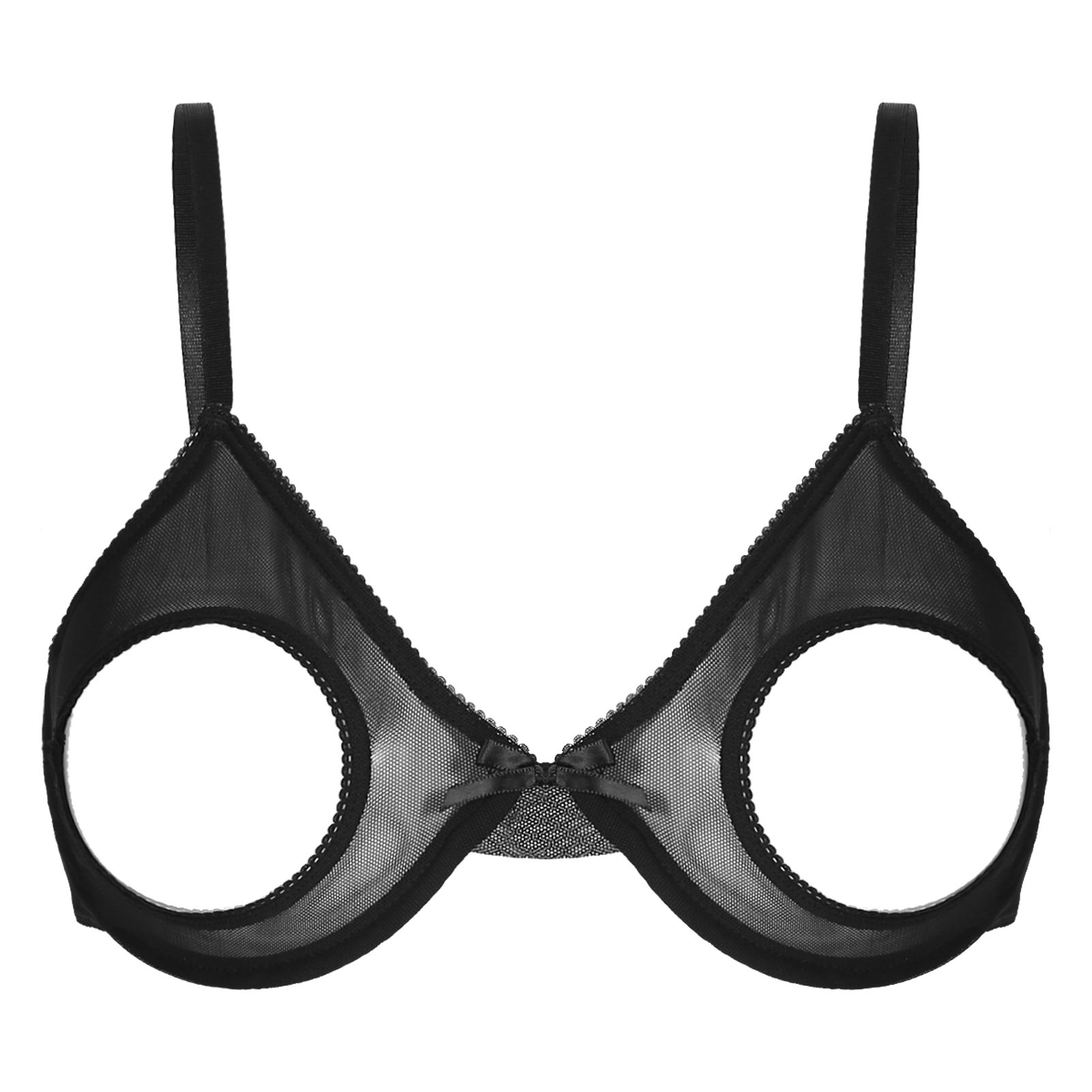 Demi Bra Balconette - บราลูกไม้แบบมีโครงดันทรง ครึ่งคัพ ทรงเดมิ บัลโคเน็ต แบบโปร่ง ไม่มีฟองน้ำ